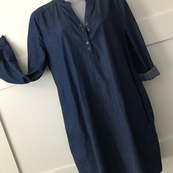 Umgee Denim Shirt Dress - Picture 3 of 7